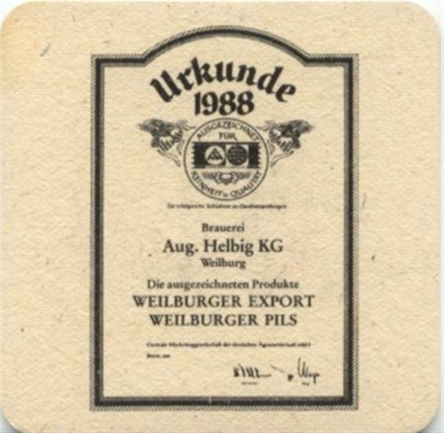 weilburg lm-he weilburger quad 1b (180-urkunde 1988-schwarz)